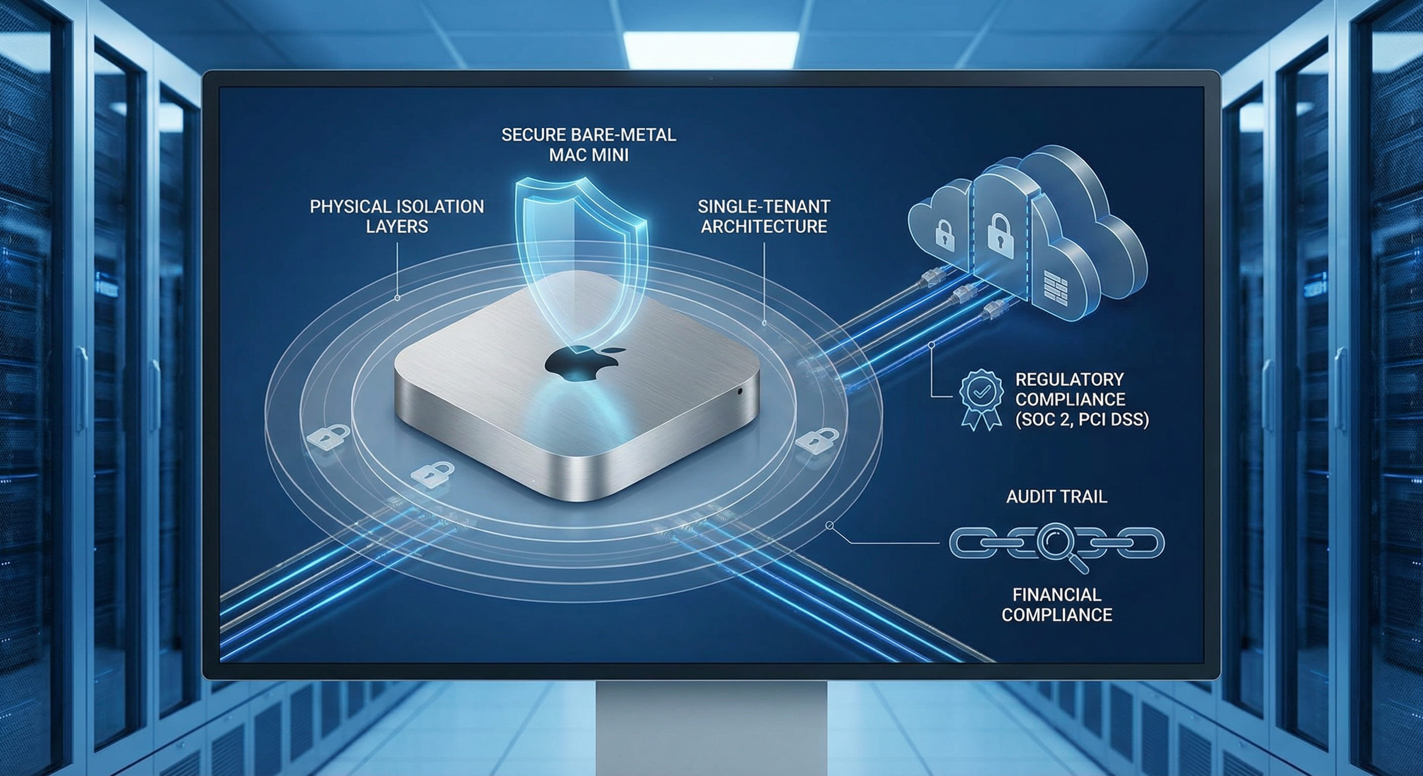 Инфраструктура bare-metal Mac для финансовой изоляции